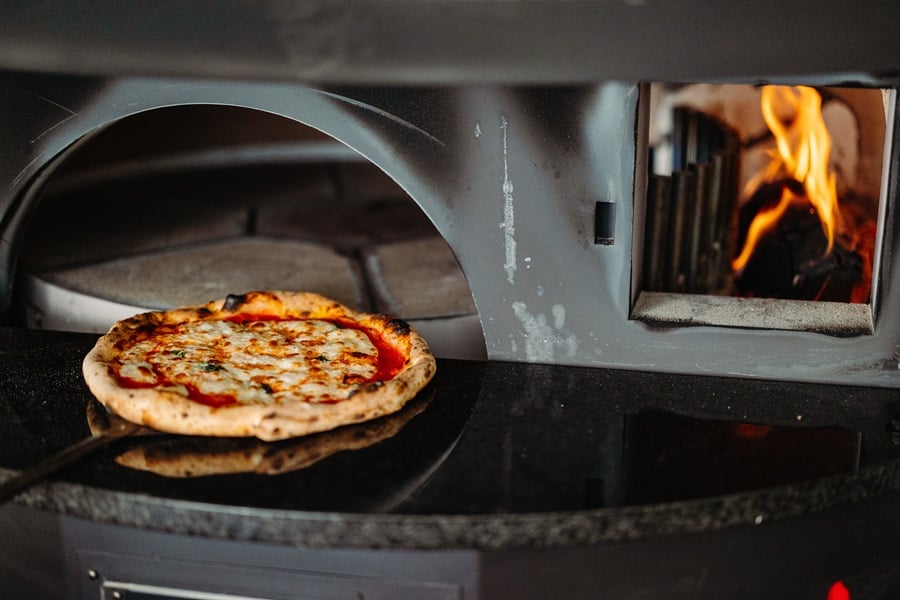 Brick oven pizza