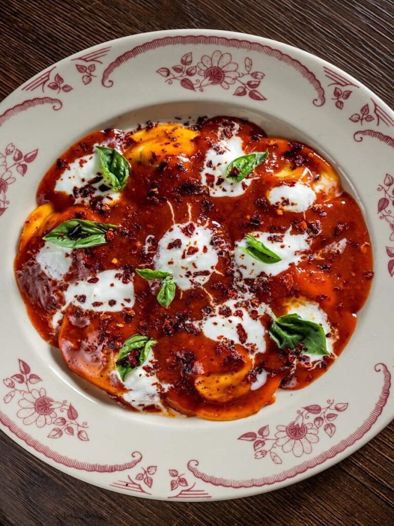 burrata dish
