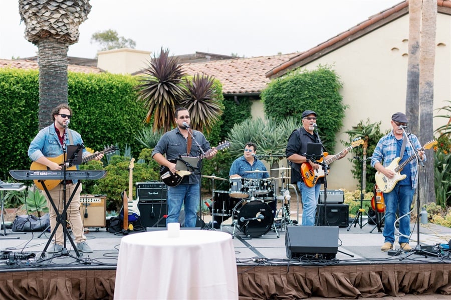 live band outdoor stage